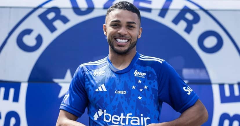 Nova dupla de Gabigol (Foto: Divulgação/Cruzeiro) Nova dupla de Gabigol (Foto: Divulgação/Cruzeiro)
