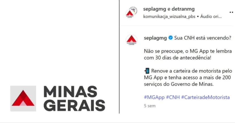 Alerta do Detran MG Alerta do Detran MG