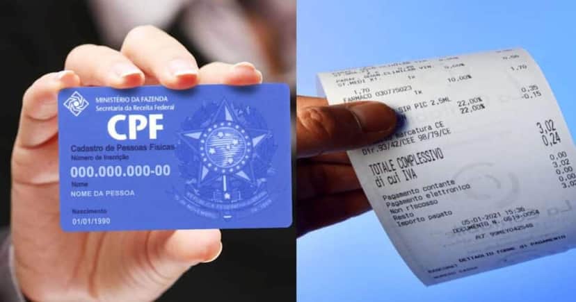 Alerta para quem coloca CPF na nota em mercados e + - Foto Reprodução Internet Alerta para quem coloca CPF na nota em mercados e + - Foto Reprodução Internet