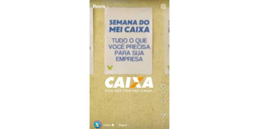 Anúncio Caixa (Foto: Reprodução / Instagram) Anúncio Caixa (Foto: Reprodução / Instagram)
