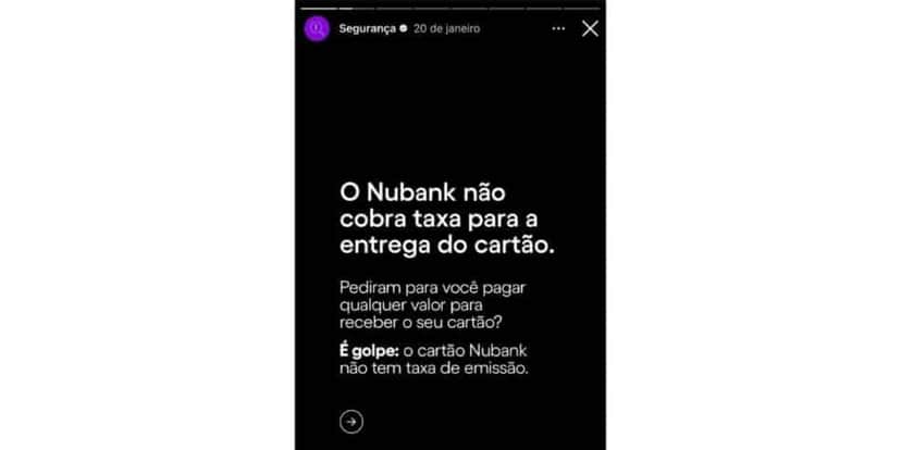 Comunicado sobre cobrança de taxa do cartão (Foto: Reprodução / Instagram) Comunicado sobre cobrança de taxa do cartão (Foto: Reprodução / Instagram)