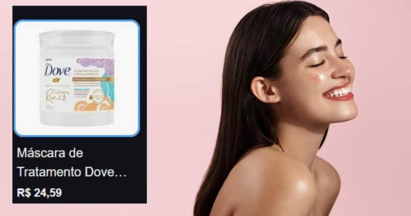 Dove texturas reais ajuda a manter o movimento natural do cabelo e os deixa sem frizz por menos de R$80 (Foto Reprodução/Montagem/Tv Foco/Lennita/Internet/Drogaria S.Paulo) Dove texturas reais ajuda a manter o movimento natural do cabelo e os deixa sem frizz por menos de R$80 (Foto Reprodução/Montagem/Tv Foco/Lennita/Internet/Drogaria S.Paulo)