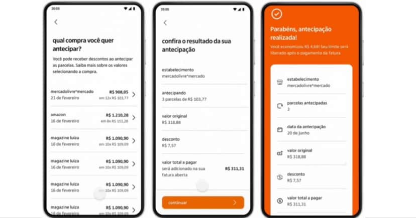 Itaú permite a antecipação de parcelas com desconto Itaú permite a antecipação de parcelas com desconto