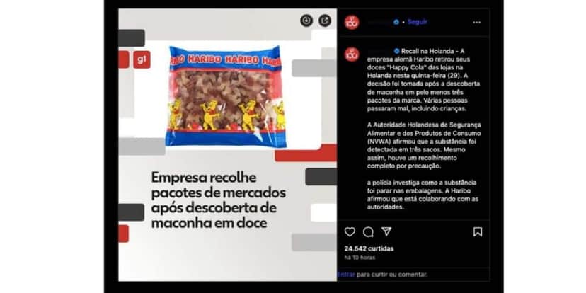 Notícia da Globo (Foto: Reprodução / Instagram) Notícia da Globo (Foto: Reprodução / Instagram)