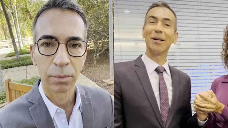 Como César Tralli recebeu a notícia mais difícil da sua vida (Foto: Reprodução/ Instagram/ Montagem) Como César Tralli recebeu a notícia mais difícil da sua vida (Foto: Reprodução/ Instagram/ Montagem)