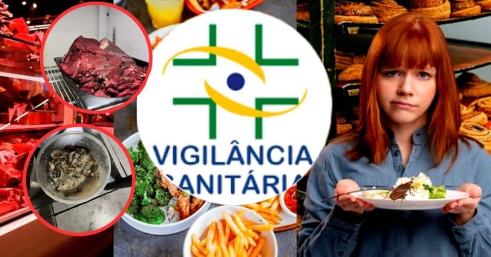 Banquete de baratas e comida podre: Vigilância Sanitária lacra 3 restaurantes populares após nojeira