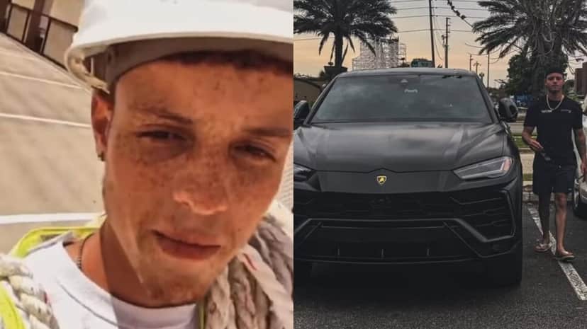 Gabriel Cravinho foi de pedreiro nos Estados Unidos, a milionário piloto de drift (Foto: Reprodução/ Instagram/ Montagem) Gabriel Cravinho foi de pedreiro nos Estados Unidos, a milionário piloto de drift (Foto: Reprodução/ Instagram/ Montagem)