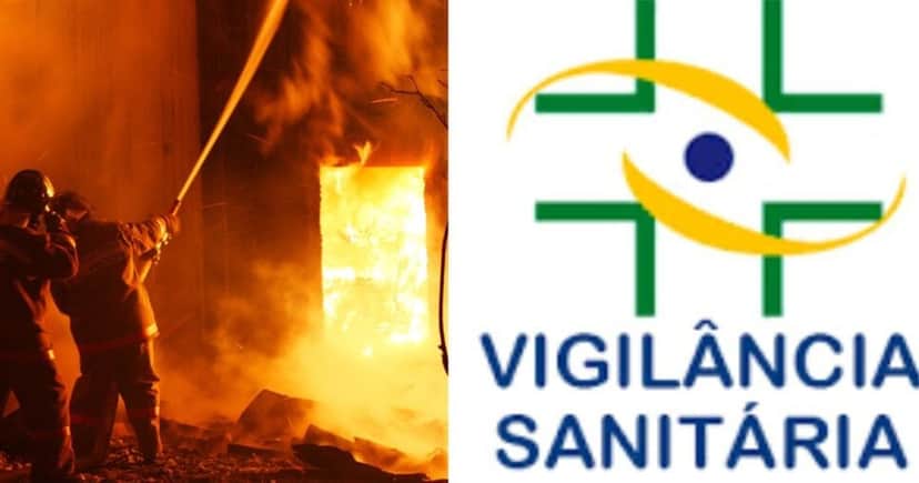 Incêndio e exigências da Vigilância culminaram no fim do frigorífico (Foto Reprodução/Montagem/Tv Foco) Incêndio e exigências da Vigilância culminaram no fim do frigorífico (Foto Reprodução/Montagem/Tv Foco)
