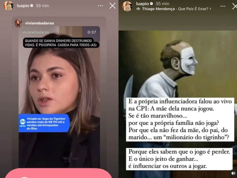 Luana Piovani fala sobre Virginia e Zé Felipe (Foto: Reprodução) Luana Piovani fala sobre Virginia e Zé Felipe (Foto: Reprodução)