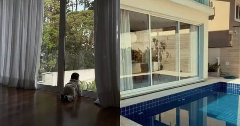Neymar, jogador do Santos, comprou mansão em São Paulo para sua filha Helena (Foto: Reprodução/Montagem TV Foco) Neymar, jogador do Santos, comprou mansão em São Paulo para sua filha Helena (Foto: Reprodução/Montagem TV Foco)