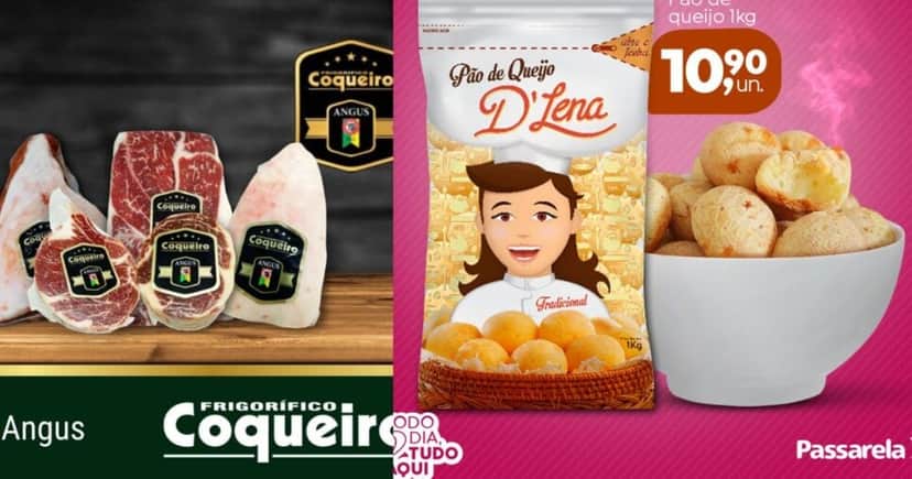 Linhas de alimentos do Grupo Passarela (Foto Reprodução/Facebook) Linhas de alimentos do Grupo Passarela (Foto Reprodução/Facebook)