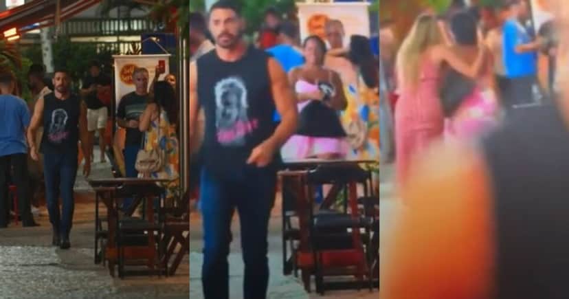 Cena chama atenção de internautas (Foto: reprodução/Montagem TV Foco) Cena chama atenção de internautas (Foto: reprodução/Montagem TV Foco)