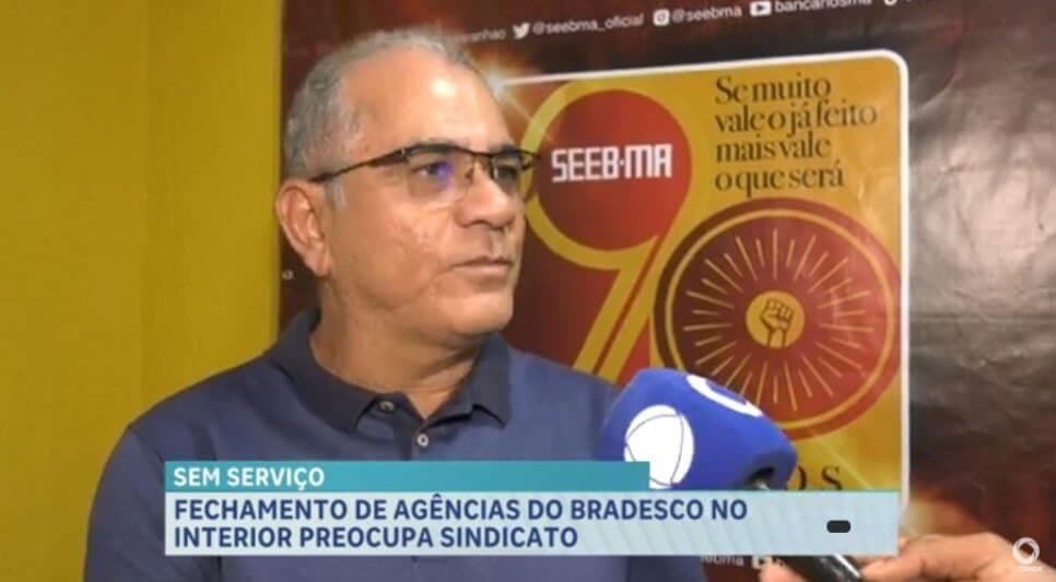 Sindicalista expõe a situação com desaprovação e expôs os pontos críticos do fechamento das agências do Bradesco Sindicalista expõe a situação com desaprovação e expôs os pontos críticos do fechamento das agências do Bradesco