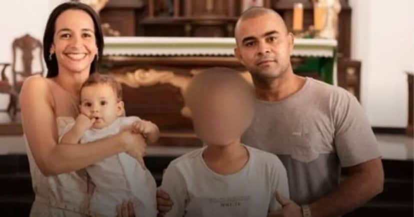 As três vítimas de homicídio em Itaperuna com o adolescente apreendido pelo crime - Foto: Internet As três vítimas de homicídio em Itaperuna com o adolescente apreendido pelo crime - Foto: Internet
