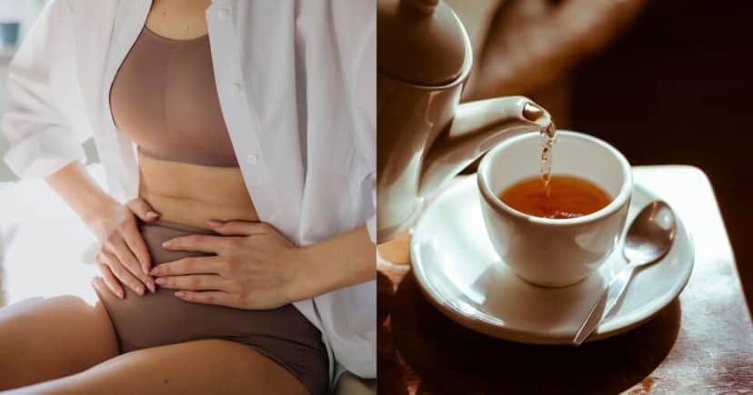 Chá para aliviar cólica menstrual - Foto Reprodução Internet Chá para aliviar cólica menstrual - Foto Reprodução Internet