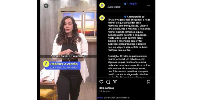 Comunicado do Banco do Brasil (Foto: Reprodução / Instagram) Comunicado do Banco do Brasil (Foto: Reprodução / Instagram)
