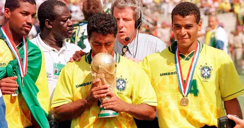Time do Brasil na Copa do Mundo de 1994 e (Foto: Reprodução) Time do Brasil na Copa do Mundo de 1994 e (Foto: Reprodução)