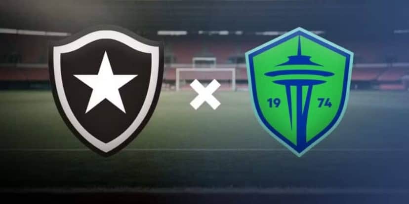 Botafogo 2 x 1 Seattle Sounders (Reprodução: Internet) Botafogo 2 x 1 Seattle Sounders (Reprodução: Internet)