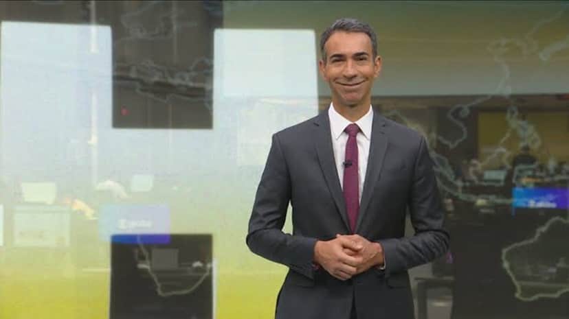 César Tralli, âncora do JH (Foto: Divulgação, Globo) César Tralli, âncora do JH (Foto: Divulgação, Globo)