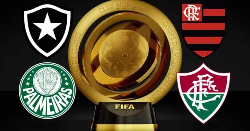 Clubes brasileiros que competirão o Super Mundial - Foto: Internet Clubes brasileiros que competirão o Super Mundial - Foto: Internet