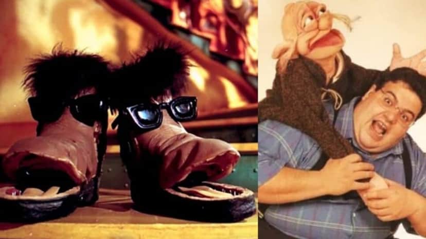 O ator deu a voz a bota Flap, par de Tap, no Castelo; Na Record, apresentou o Agente G (Foto: Divulgação/ Montagem) O ator deu a voz a bota Flap, par de Tap, no Castelo; Na Record, apresentou o Agente G (Foto: Divulgação/ Montagem)