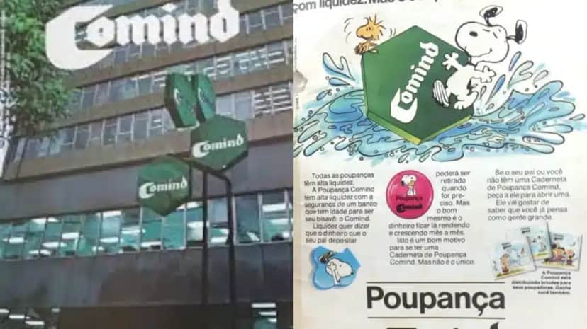 Banco Comind focado na poupança e com publicidade cara (Foto: Reprodução/ Internet/ Montagem) Banco Comind focado na poupança e com publicidade cara (Foto: Reprodução/ Internet/ Montagem)
