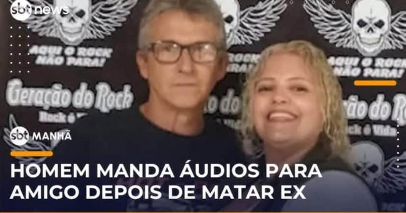 Homem mata ex-mulher e comete suicídio em seguida - Foto: SBT Homem mata ex-mulher e comete suicídio em seguida - Foto: SBT