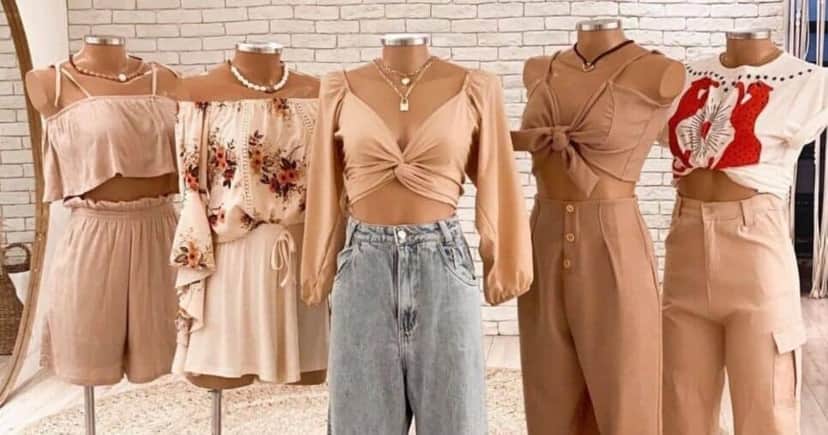 Roupas em tom Mocha Mousse (Foto Reprodução/Canva) Roupas em tom Mocha Mousse (Foto Reprodução/Canva)