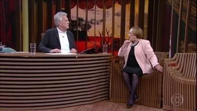 Nicette Bruno revelou últimas palavras do marido no Conversa com Bial, de 2018 (Foto: Reprodução/ Globoplay) Nicette Bruno revelou últimas palavras do marido no Conversa com Bial, de 2018 (Foto: Reprodução/ Globoplay)