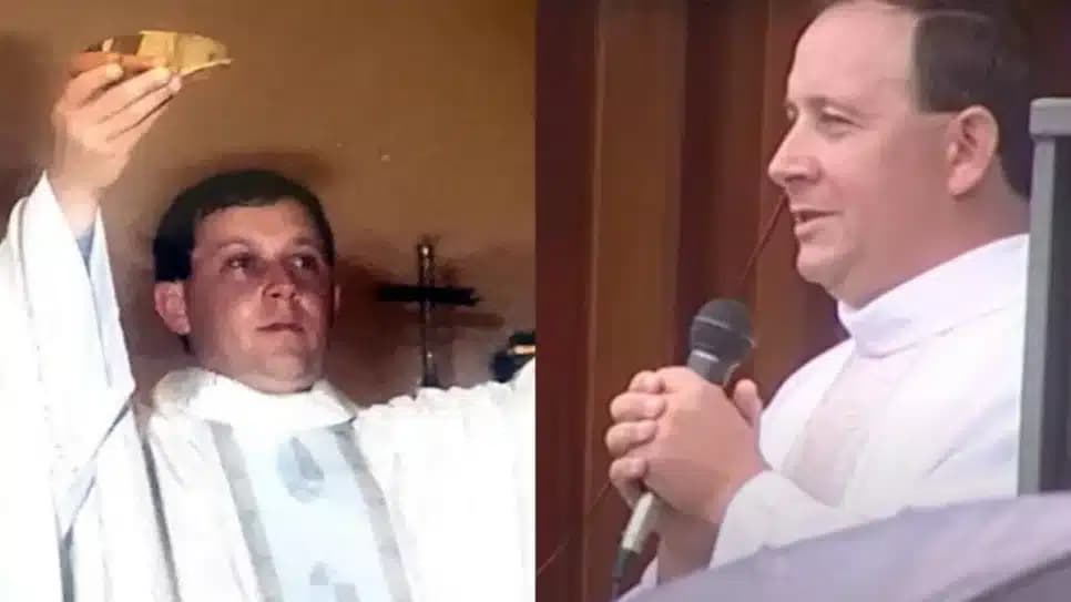 Adelir de Carli celebrando missa (Foto: Reprodução/ Internet/ Montagem) Adelir de Carli celebrando missa (Foto: Reprodução/ Internet/ Montagem)
