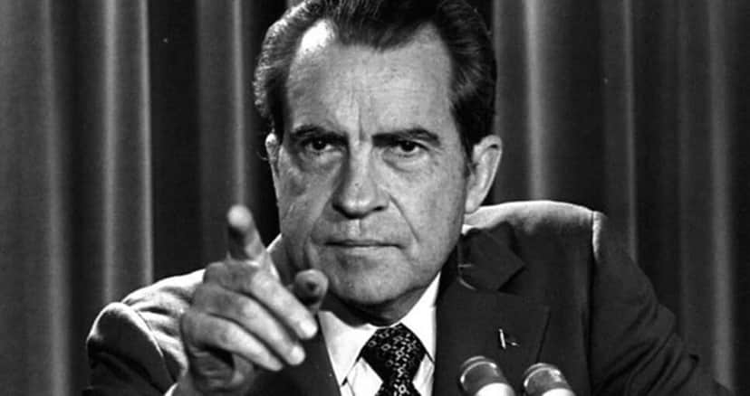 Notícia sobre Richard Nixon foi a última desse âncora global (Foto: Reprodução) Notícia sobre Richard Nixon foi a última desse âncora global (Foto: Reprodução)