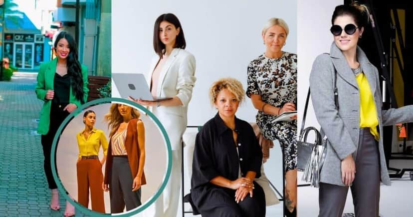 Misturar tons neutros com coloridos pode fazer toda diferença em um look mais sóbrio (Foto: Reprodução/Montagem/Lennita/Pinterest/Canva) Misturar tons neutros com coloridos pode fazer toda diferença em um look mais sóbrio (Foto: Reprodução/Montagem/Lennita/Pinterest/Canva)