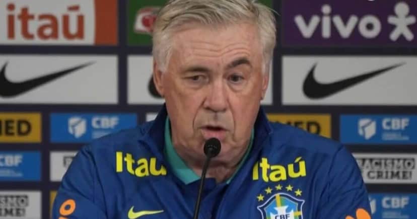 Carlo Ancelotti, atual técnico da Seleção Brasileira (Foto: Reprodução / GloboNews) Carlo Ancelotti, atual técnico da Seleção Brasileira (Foto: Reprodução / GloboNews)