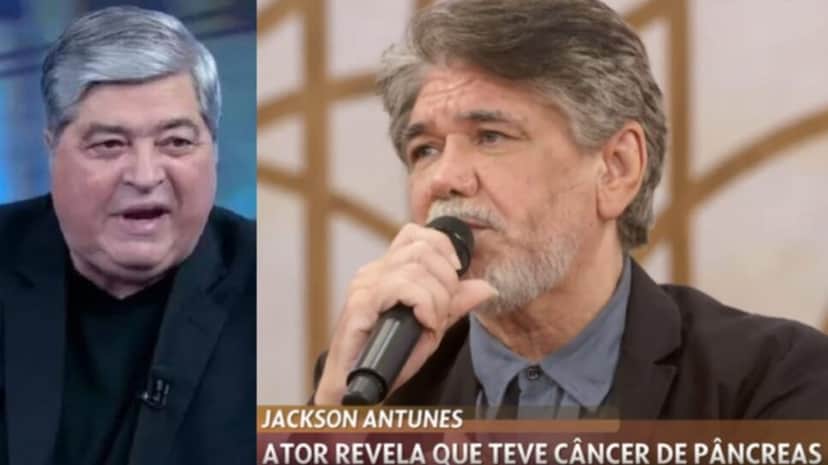 Câncer de Edu Guedes: Datena confessou retirada de tumores e Jackson Antunes, ator global, desabafou sobre a doença (Foto: Reprodução/ SBT/ Globo/ Montagem) Câncer de Edu Guedes: Datena confessou retirada de tumores e Jackson Antunes, ator global, desabafou sobre a doença (Foto: Reprodução/ SBT/ Globo/ Montagem)