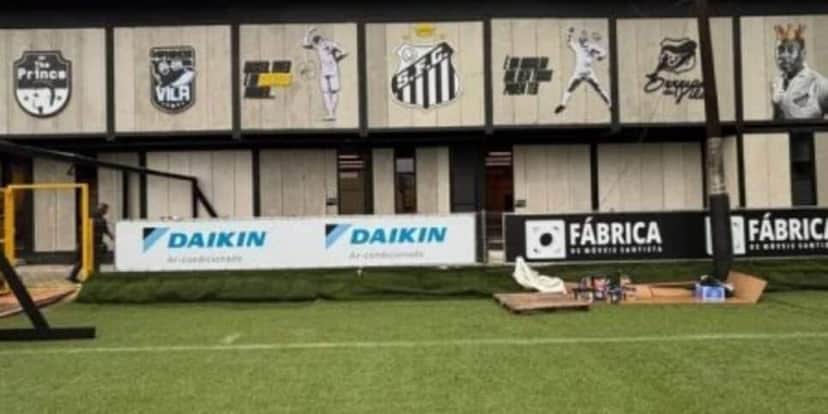 Daikin fechou uma parceria com o Santos (Reprodução: Divulgação) Daikin fechou uma parceria com o Santos (Reprodução: Divulgação)
