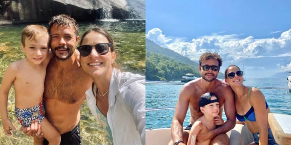 Daniel Dalcin com sua esposa e filho (Reprodução: Instagram) Daniel Dalcin com sua esposa e filho (Reprodução: Instagram)