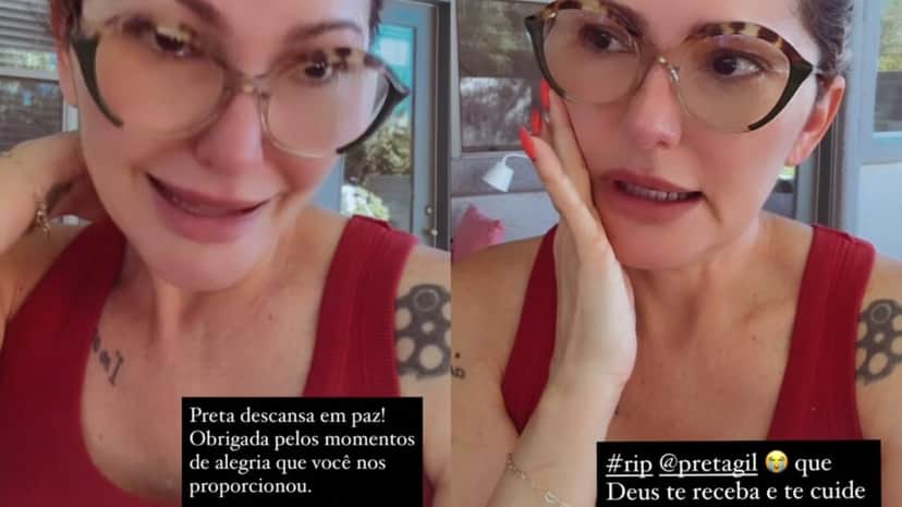 Antonia Fontenelle faz stories chorando ao comentar morte de Preta (Foto: Reprodução/ Instagram/ Montagem) Antonia Fontenelle faz stories chorando ao comentar morte de Preta (Foto: Reprodução/ Instagram/ Montagem)