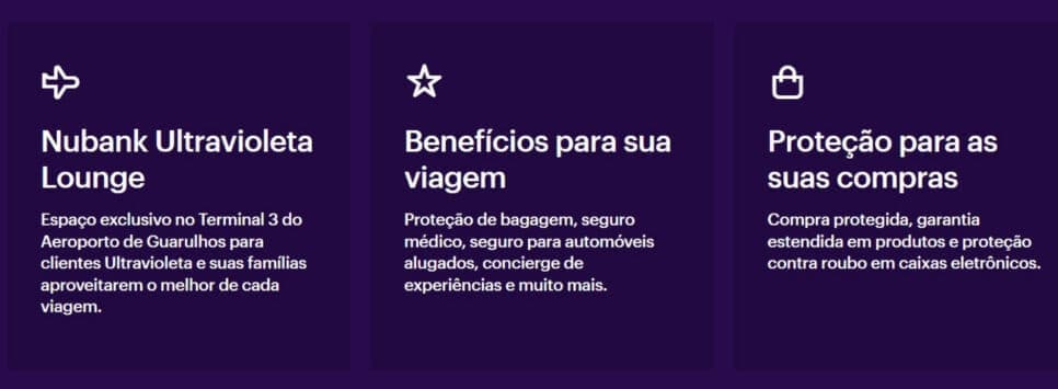 Nubank revela benefícios do Ultravioleta (Foto: Reprodução) Nubank revela benefícios do Ultravioleta (Foto: Reprodução)