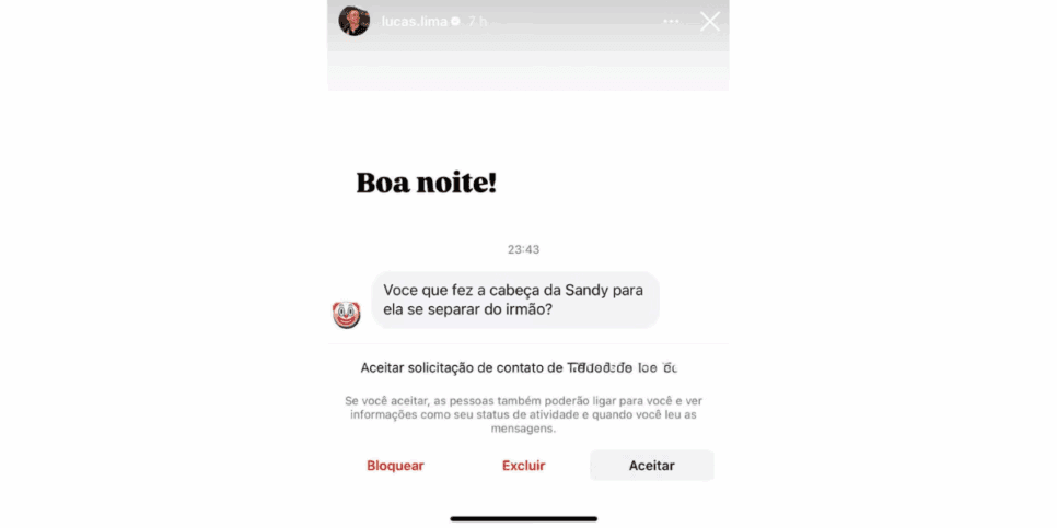 Postagem de Lucas Lima (Foto: Reprodução / Instagram) Postagem de Lucas Lima (Foto: Reprodução / Instagram)