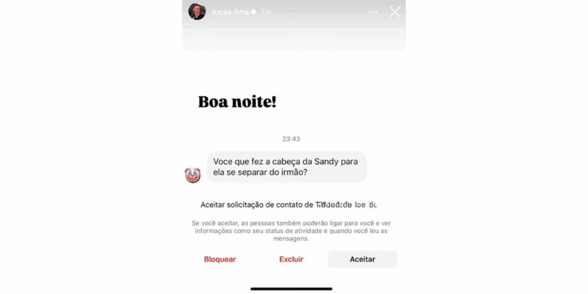 Postagem de Lucas Lima (Foto: Reprodução / Instagram) Postagem de Lucas Lima (Foto: Reprodução / Instagram)