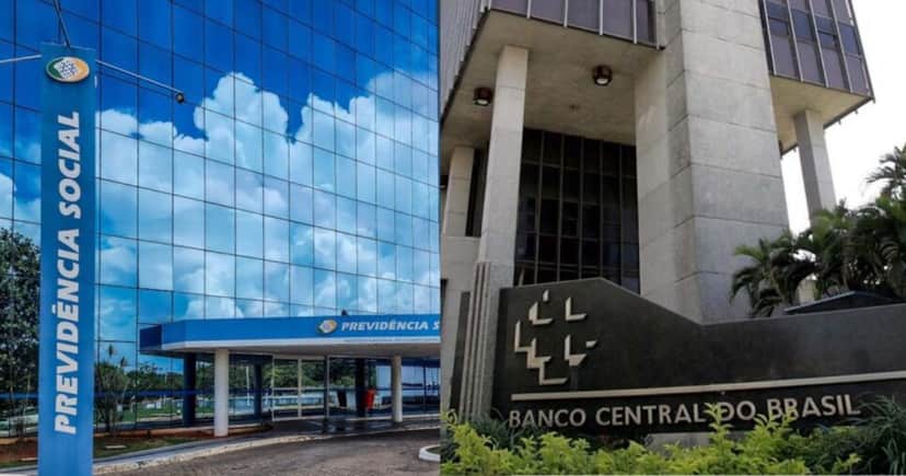 INSS / Banco Central - Montagem INSS / Banco Central - Montagem