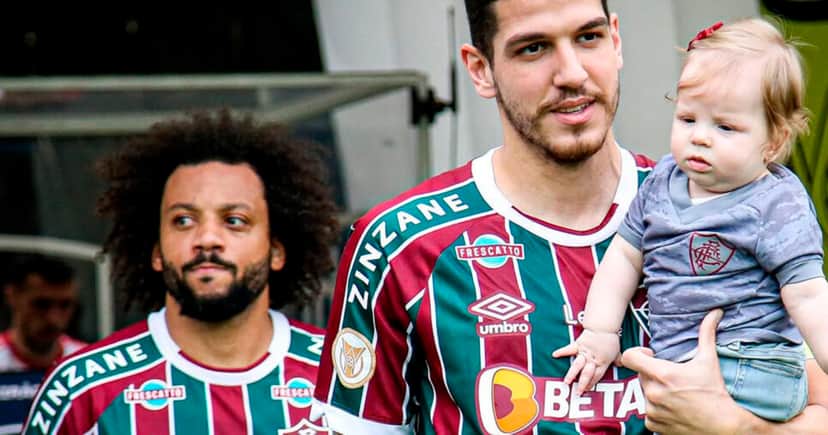 Nino durante o Fluminense (Foto: Reprodução - Instagram) Nino durante o Fluminense (Foto: Reprodução - Instagram)