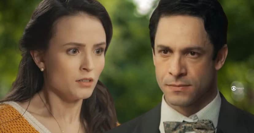 Estela e Celso em Êta Mundo Melhor! (Foto: Reprodução / Globo / Montagem TV Foco) Estela e Celso em Êta Mundo Melhor! (Foto: Reprodução / Globo / Montagem TV Foco)