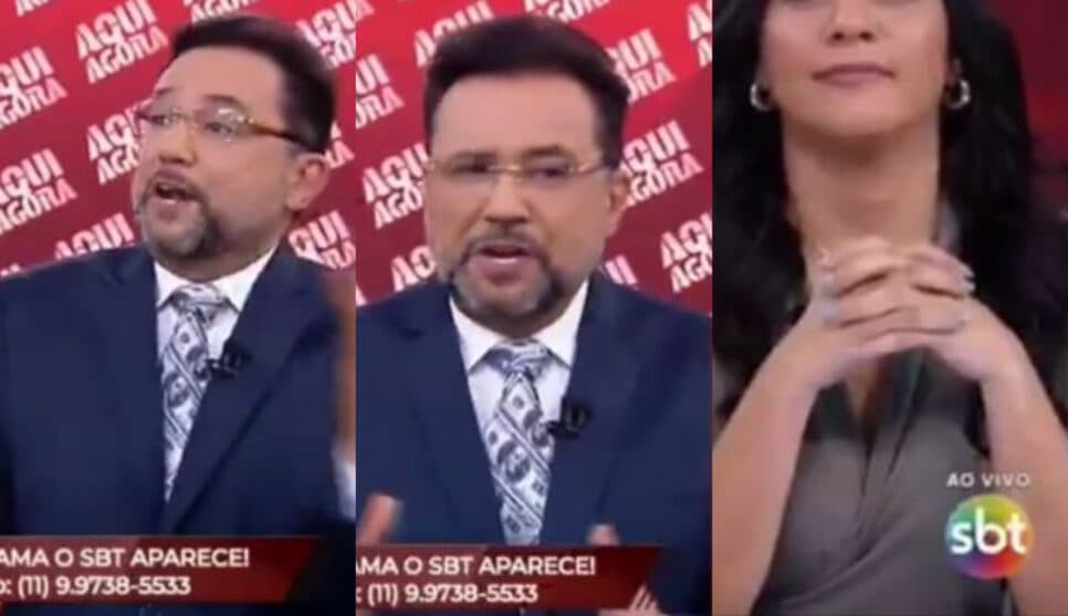 Geraldo Luís faz apresentadora do SBT respirar fundo com o que diz e desconforto é exposto: “Sai fora”