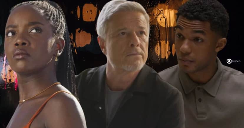 Leo, Jaques e Samuel em Dona de Mim (Foto: Reprodução / Globo / Montagem TV Foco) Leo, Jaques e Samuel em Dona de Mim (Foto: Reprodução / Globo / Montagem TV Foco)