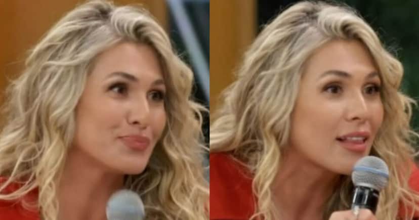 Lívia Andrade no Encontro com Patrícia Poeta, da TV Globo (Foto: Reprodução/Montagem TV Foco) Lívia Andrade no Encontro com Patrícia Poeta, da TV Globo (Foto: Reprodução/Montagem TV Foco)