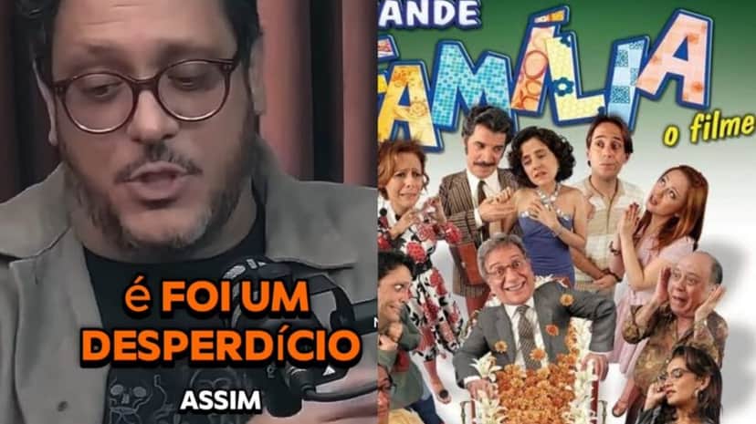 Lúcio Mauro Filho, o Tuco de A Grande Família, expõe o que pensa do filme baseado no seriado e ter sido obrigado a viver aquilo que não concordou (Foto: Reprodução/ YouTube/ Divulgação/ Montagem) Lúcio Mauro Filho, o Tuco de A Grande Família, expõe o que pensa do filme baseado no seriado e ter sido obrigado a viver aquilo que não concordou (Foto: Reprodução/ YouTube/ Divulgação/ Montagem)