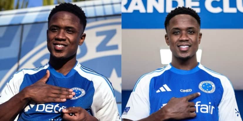 Sinisterra, atacante do Cruzeiro (Reprodução: Instagram) Sinisterra, atacante do Cruzeiro (Reprodução: Instagram)