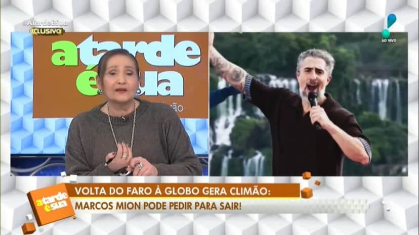 Sonia Abrão exige basta da Globo sobre situação com Mion (Foto: Reprodução/ A Tarde é Sua, RedeTV!/ YouTube) Sonia Abrão exige basta da Globo sobre situação com Mion (Foto: Reprodução/ A Tarde é Sua, RedeTV!/ YouTube)