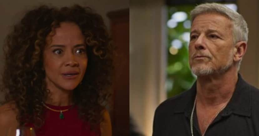 Tânia ficar chocada com plano diabólico de Jaques - Montagem / TV FOCO Tânia ficar chocada com plano diabólico de Jaques - Montagem / TV FOCO